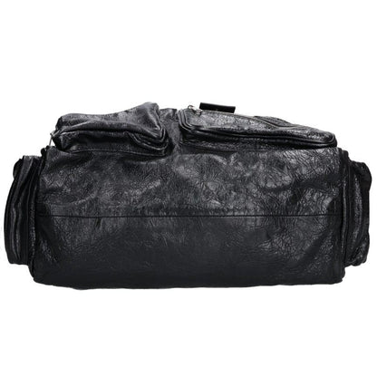 BALENCIAGA Super Busy Sling Shoulder Bag Black Size ONE SIZE