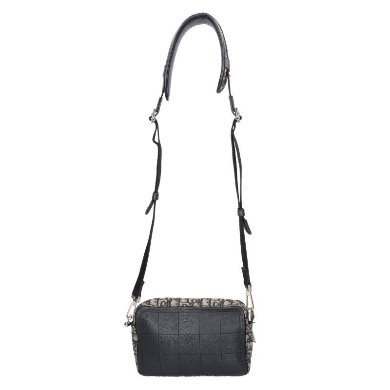 DIOR Oblique Shoulder Bag Navy Size ONE SIZE
