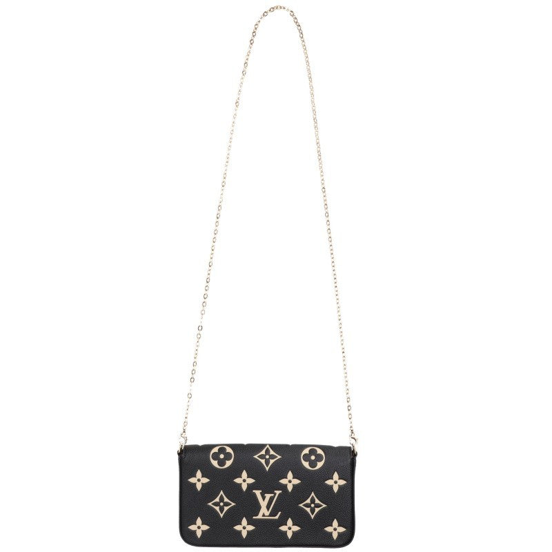 LOUISVUITTON Pochette Félicie Wallet Black Shoulder Bag Size ONE SIZE