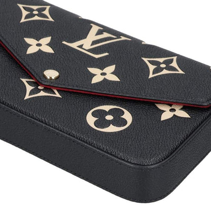 LOUISVUITTON Pochette Félicie Wallet Black Shoulder Bag Size ONE SIZE