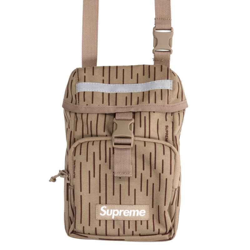 SUPREME 24AW Box Logo Raindrop Camo Camera Bag Brown