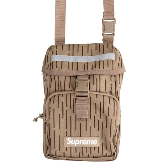 SUPREME 24AW Box Logo Raindrop Camo Camera Bag Brown