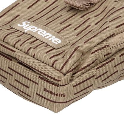 SUPREME 24AW Box Logo Raindrop Camo Camera Bag Brown