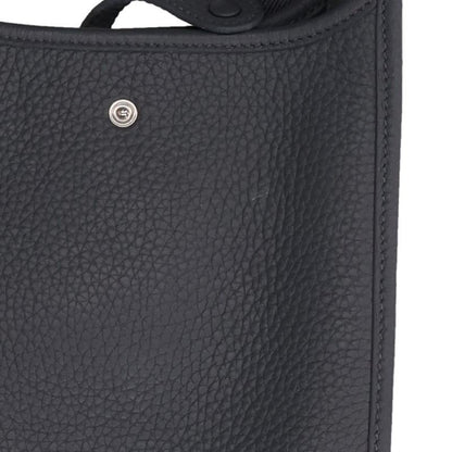 HERMES Evelyne Clemence Leather Shoulder Bag Gray Size TPM