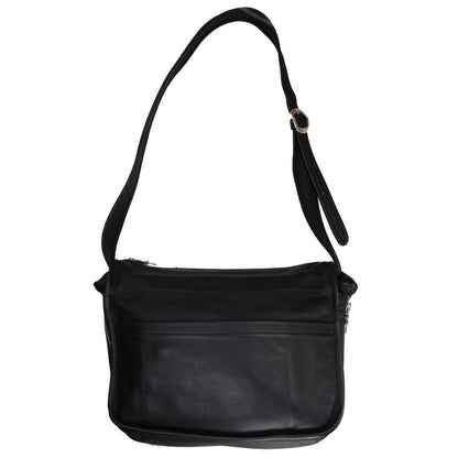 Chrome Hearts Cemetery Patch Gunslinger Leather Shoulder Bag