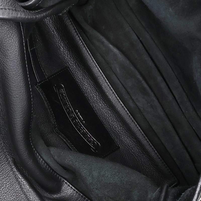 Chrome Hearts Cemetery Patch Gunslinger Leather Shoulder Bag