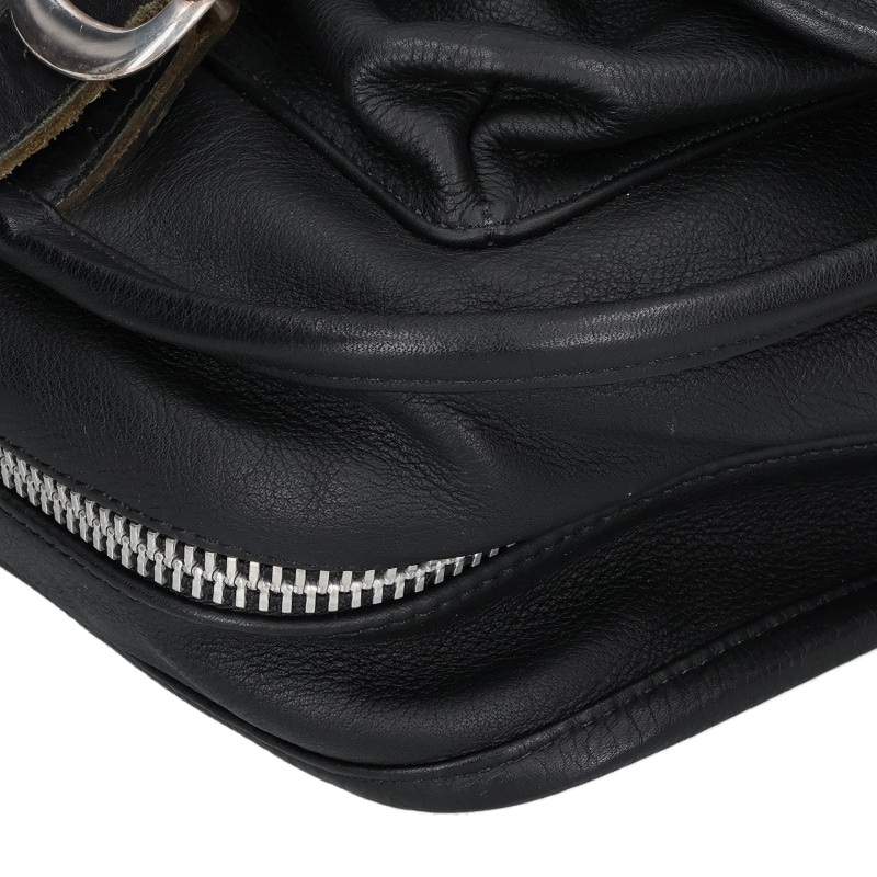 Chrome Hearts Cemetery Patch Gunslinger Leather Shoulder Bag