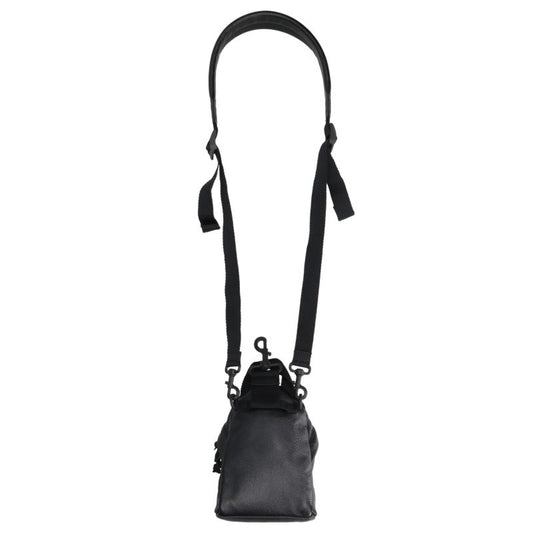 BALENCIAGA Explorer Leather Mini Shoulder Bag Black