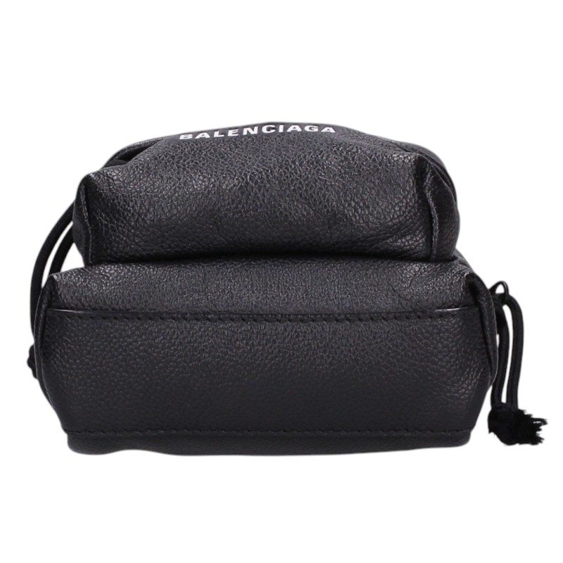 BALENCIAGA Explorer Leather Mini Shoulder Bag Black