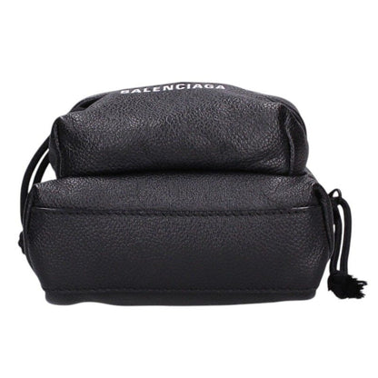 BALENCIAGA Explorer Leather Mini Shoulder Bag Black