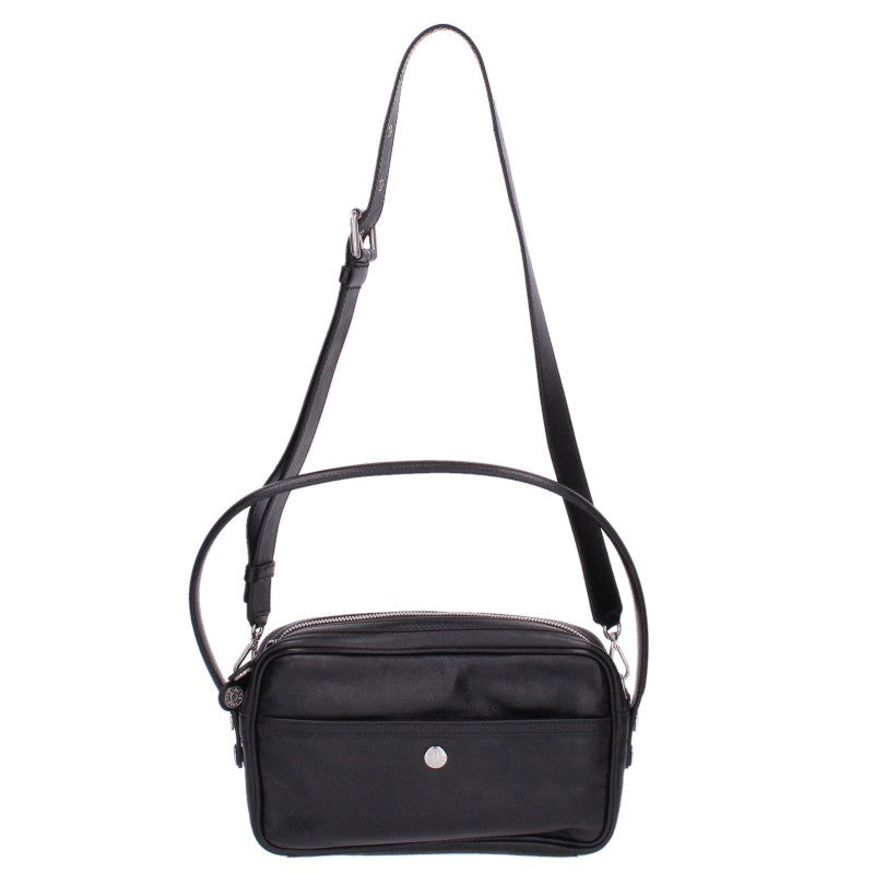 ACNE STUDIOS Black Leather Camero Shoulder Bag Size UNI