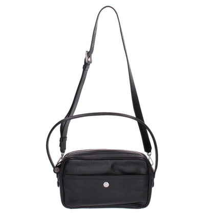 ACNE STUDIOS Black Leather Camero Shoulder Bag Size UNI