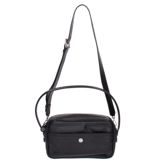 ACNE STUDIOS Black Leather Camero Shoulder Bag Size UNI