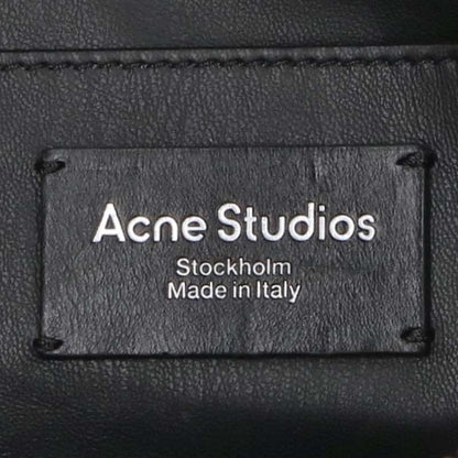 ACNE STUDIOS Black Leather Camero Shoulder Bag Size UNI