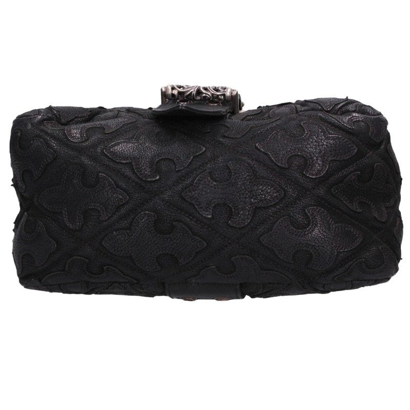 Chrome Hearts G BENDER Flare Patch Leather Shoulder Bag