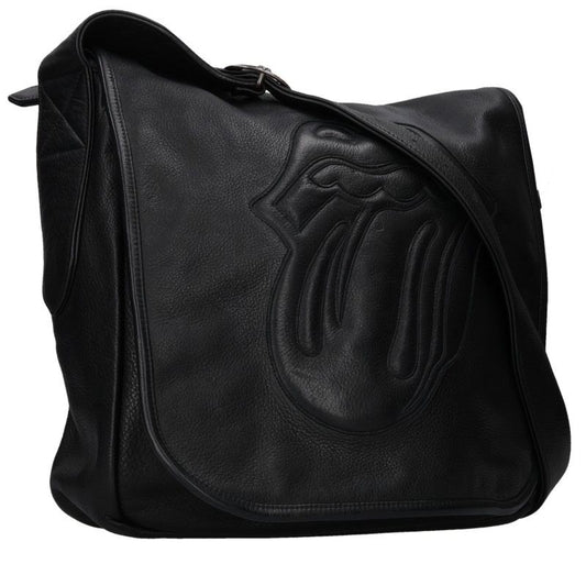 Chrome Hearts BAG-MAIL Lip & Tongue Leather Patch Bag