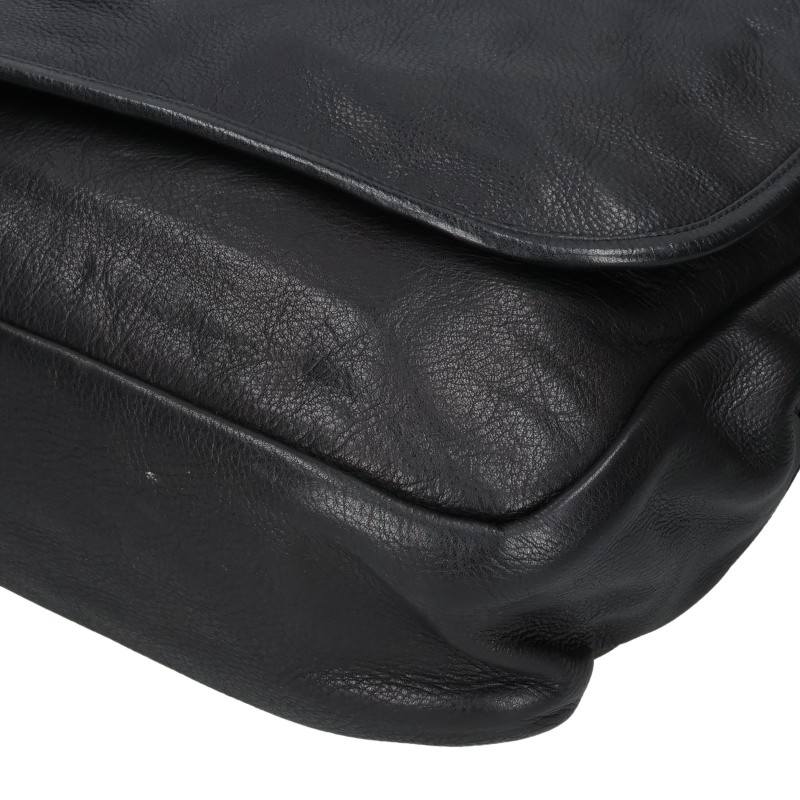Chrome Hearts BAG-MAIL Lip & Tongue Leather Patch Bag