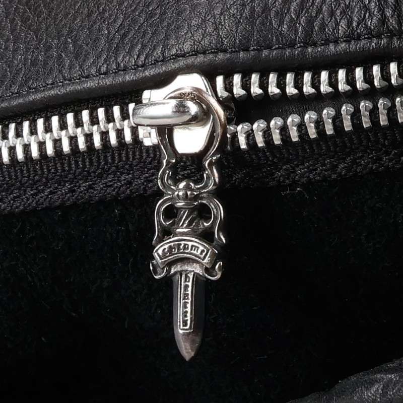Chrome Hearts BAG-MAIL Lip & Tongue Leather Patch Bag