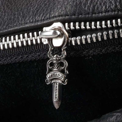 Chrome Hearts BAG-MAIL Lip & Tongue Leather Patch Bag