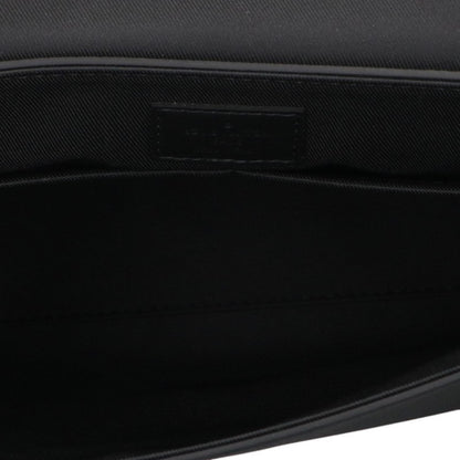 LOUISVUITTON Black Aerogram Calfskin Leather Messenger Bag