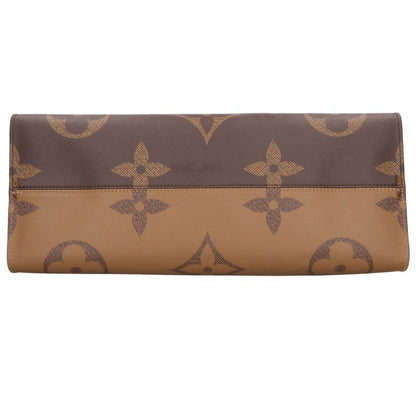 LOUISVUITTON OnTheGo Monogram Leather Bag Brown Size GM