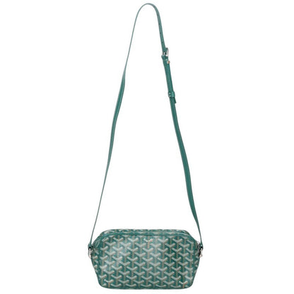 GOYARD Cap Vert PM PVC Coated Leather Bag Green Size PM