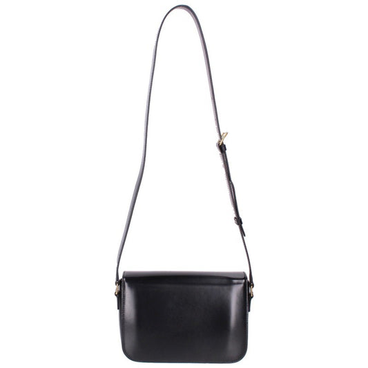 CELINE Classic Triomphe Shiny Calf Leather Bag Size M