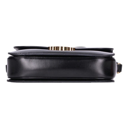 CELINE Classic Triomphe Shiny Calf Leather Bag Size M