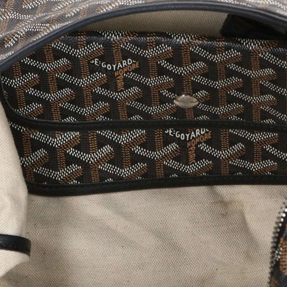GOYARD Boheme Hobo PVC Monogram Shoulder Bag Black