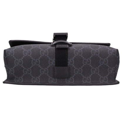 GUCCI Black GG Supreme Shoulder Bag