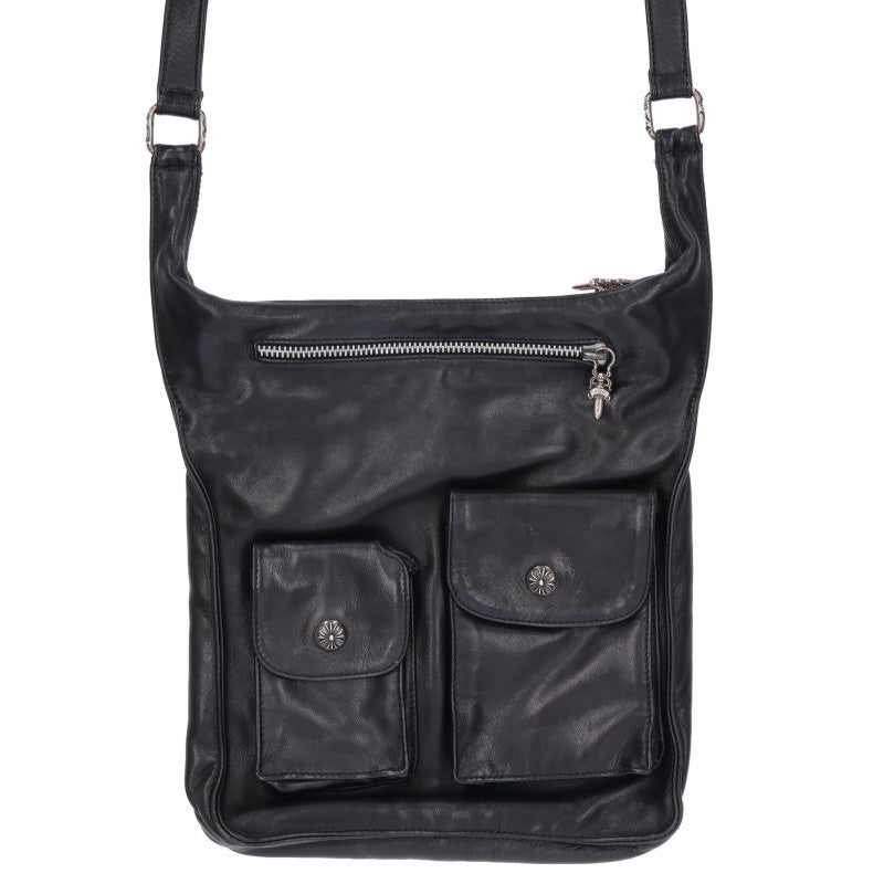 Chrome Hearts F-SLINGER Gunslinger Flap Shoulder Bag