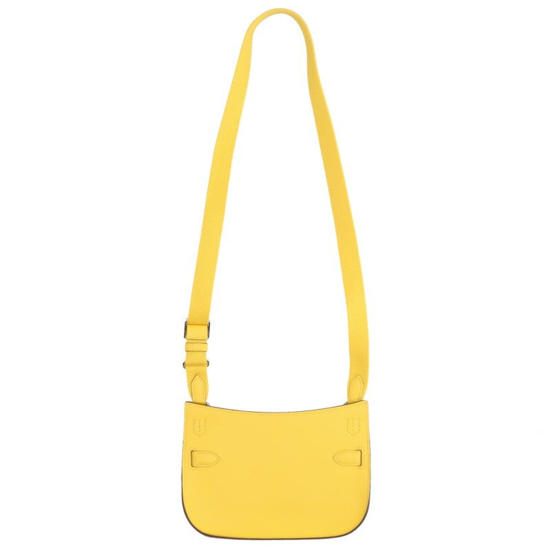 HERMES Gypsiere Mini Swift Jaune Naple Shoulder Bag