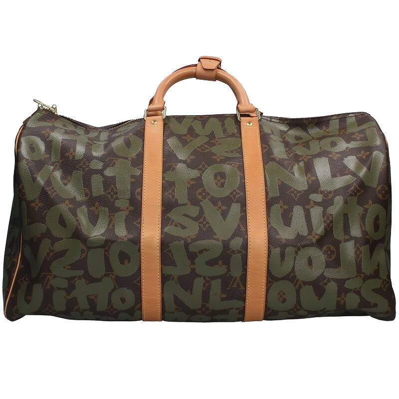 LOUISVUITTON Keepall 50 Monogram Graffiti Bag Size ONE SIZE