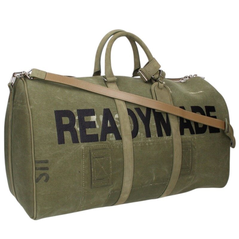 READYMADE Cotton Logo Embroidered Bag Green