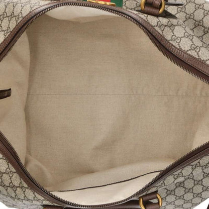 GUCCI GG Supreme 2WAY Boston Bag Brown Size ONE SIZE