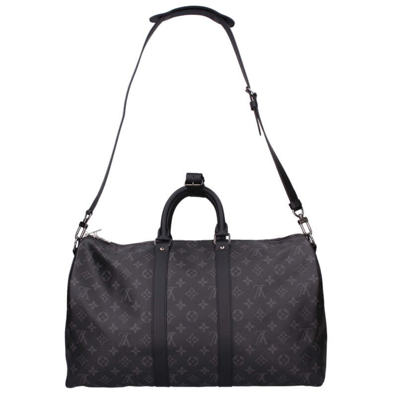 LOUISVUITTON Monogram Eclipse Keepall Size ONE SIZE