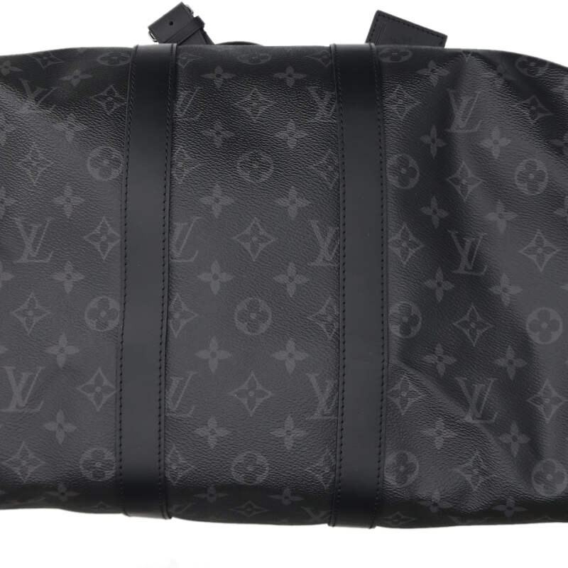 LOUISVUITTON Monogram Eclipse Keepall Size ONE SIZE