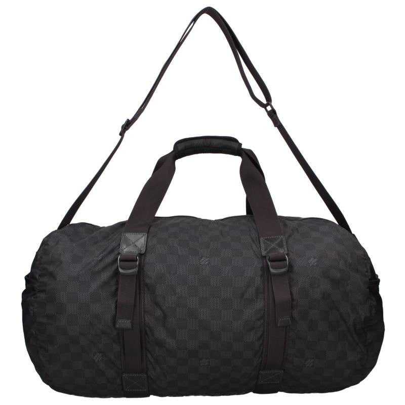 LOUISVUITTON Damier Adventure Boston Bag Black Size ONE SIZE