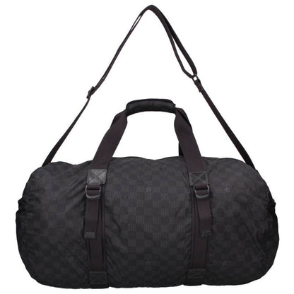 LOUISVUITTON Damier Adventure Boston Bag Black Size ONE SIZE