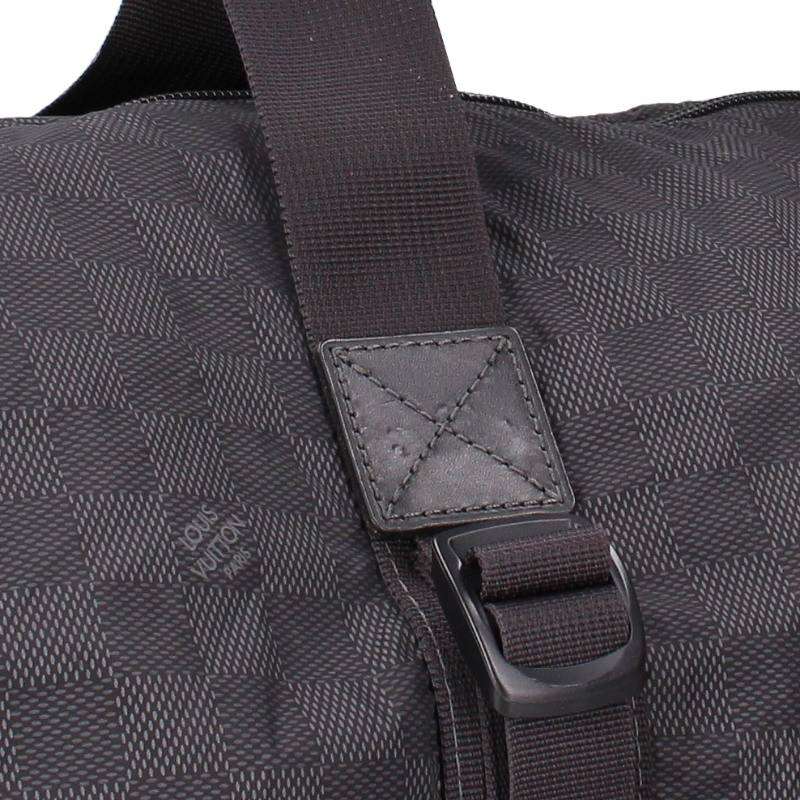 LOUISVUITTON Damier Adventure Boston Bag Black Size ONE SIZE