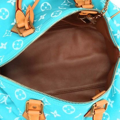 LOUISVUITTON Speedy P9 Monogram Leather Bag Multi Size 40