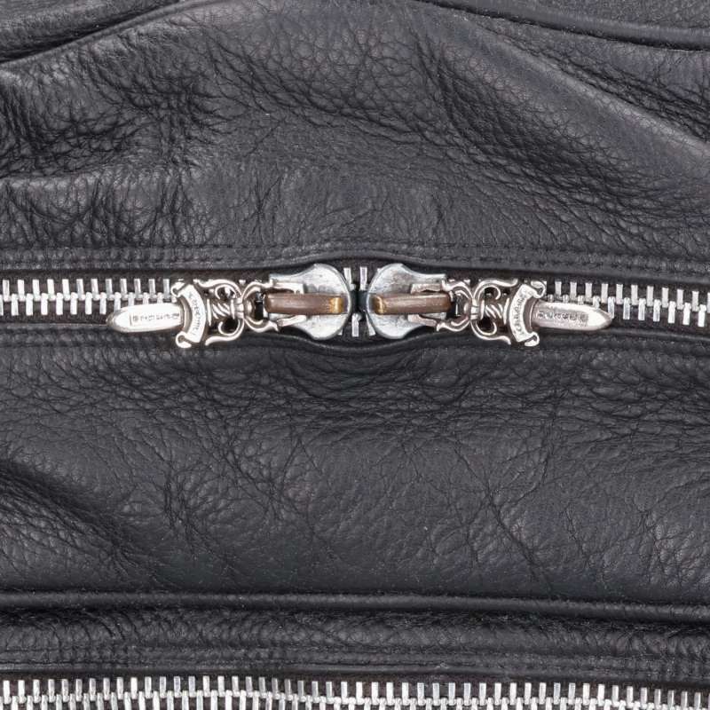 Chrome Hearts Dagger Zip Leather Bag Multi Size ONE SIZE