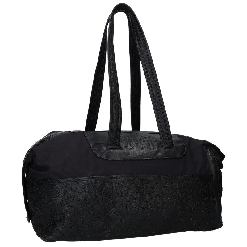 Chrome Hearts Cemetery Cross Duffle Bag Black Size ONE SIZE