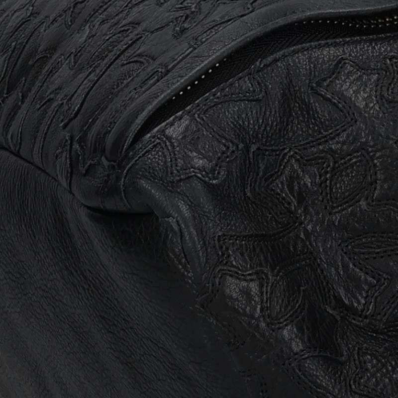 Chrome Hearts Cemetery Cross Duffle Bag Black Size ONE SIZE