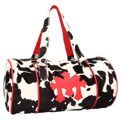 Chrome Hearts Duffle Cemetery Cross Boston Bag Size ONE SIZE