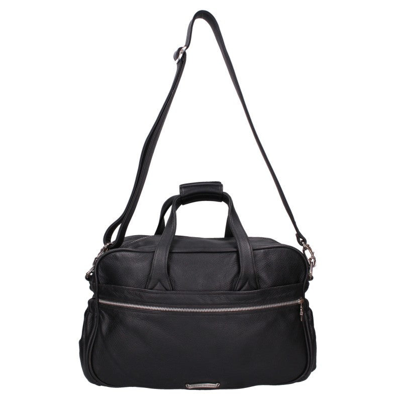 Chrome Hearts Dagger Zip Leather Diaper Bag
