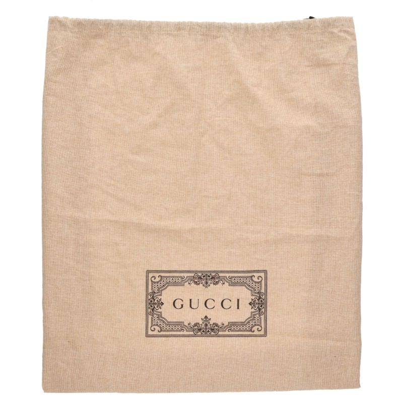 GUCCI GG Suede Boston Bag Brown Size ONE SIZE