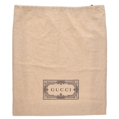 GUCCI GG Suede Boston Bag Brown Size ONE SIZE
