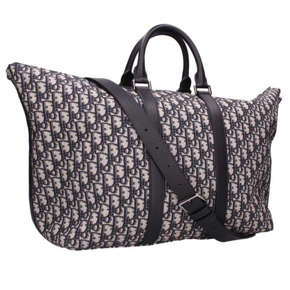 DIOR Oblique Jacquard Calfskin Weekender Duffle Bag Multi