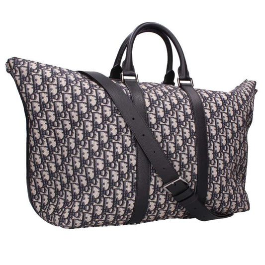 DIOR Oblique Jacquard Calfskin Weekender Duffle Bag Multi
